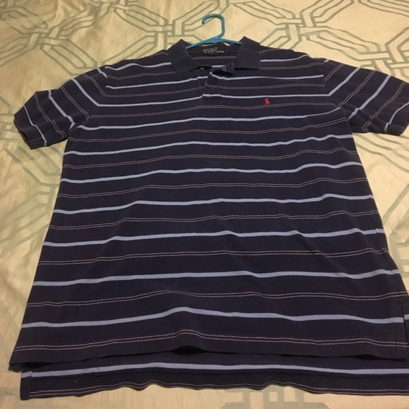 Polo Ralph Lauren Other - L blue striped polo.